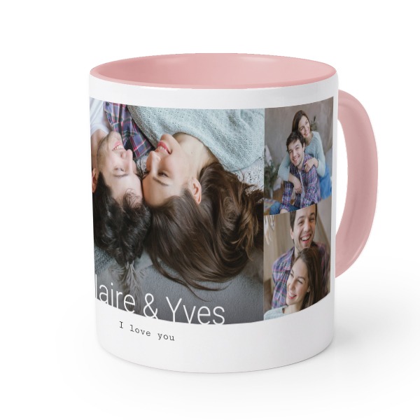 Farbige Tasse Rosa