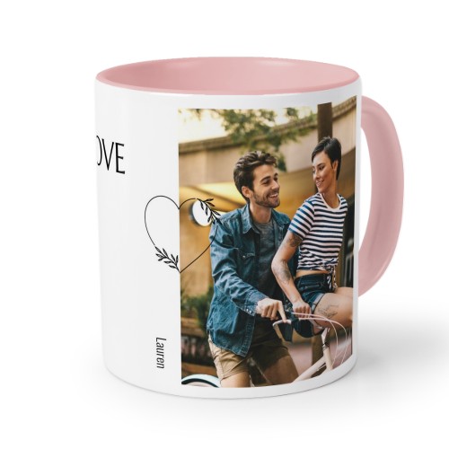 Farbige Tasse Rosa