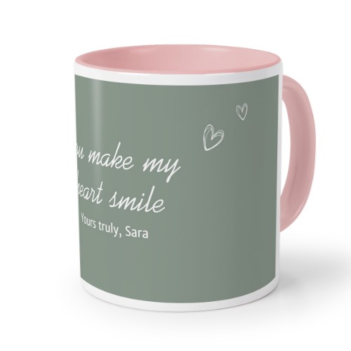 Farbige Tasse Rosa