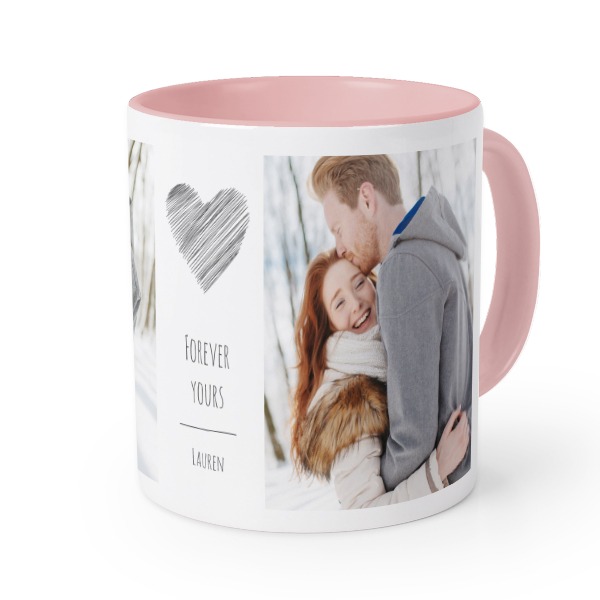 Mugg med färg Rosa