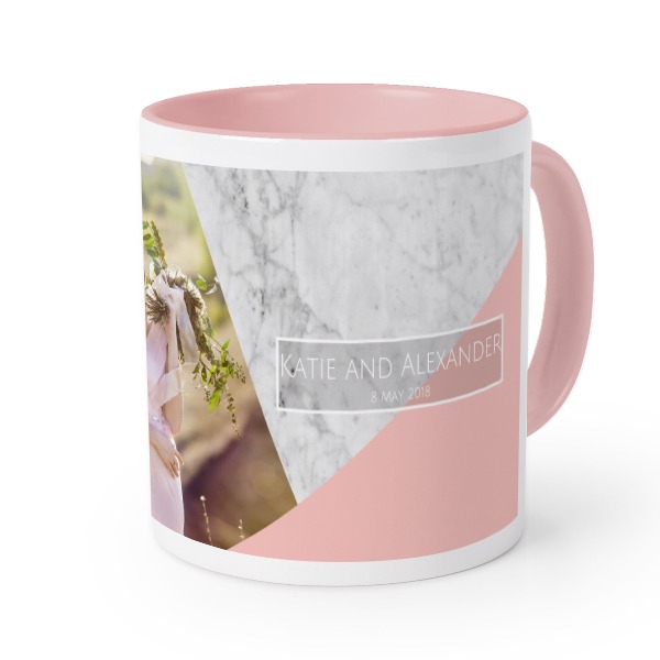 Farget krus Rosa