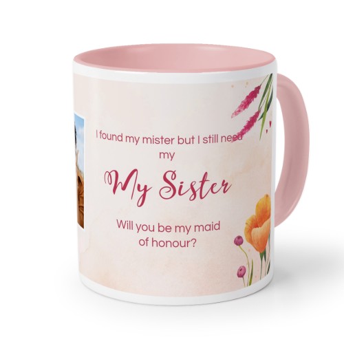 Coloured Mug Pink Coloured Mug Pink