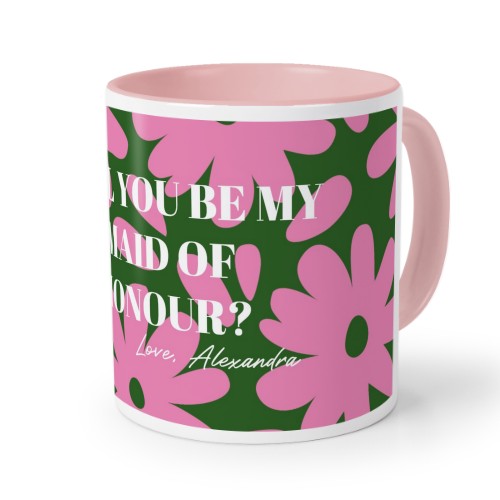 Farvet krus Lyserøde Farvet krus Lyserøde