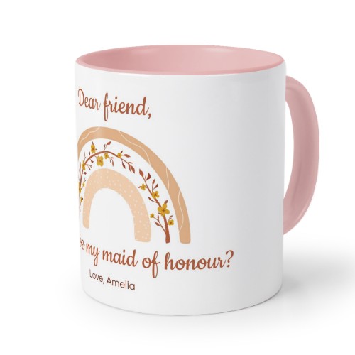 Coloured Mug Pink Coloured Mug Pink