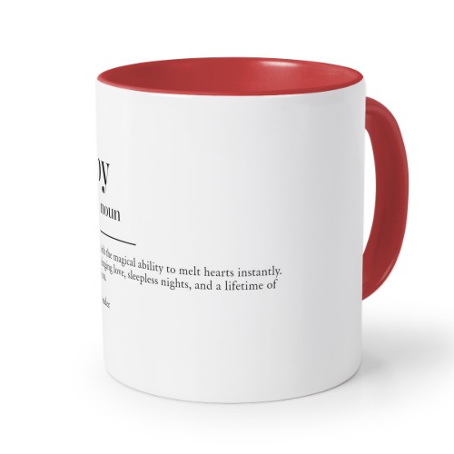 Gekleurde Mok rood Gekleurde Mok rood