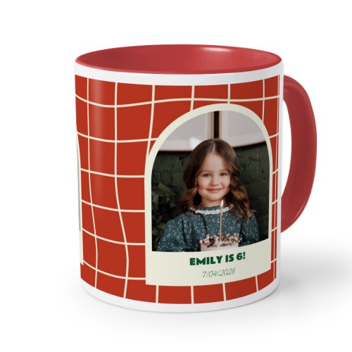 Farbige Tasse rot