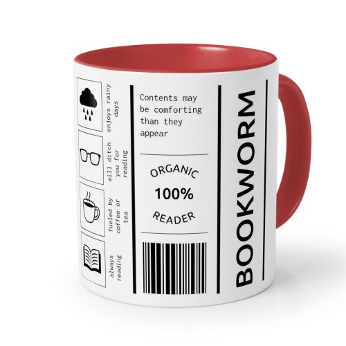 Book Worm Label - Text Only Book Worm Label - Text Only