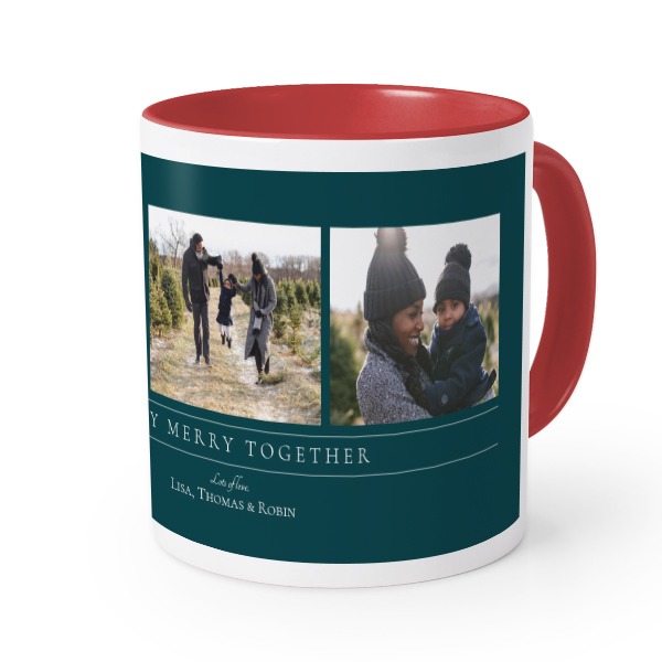 Farbige Tasse rot