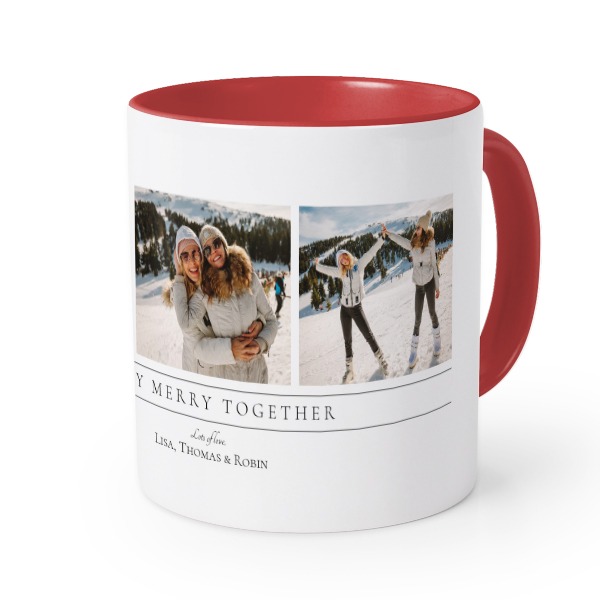 Farbige Tasse rot