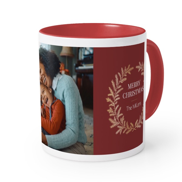 Gekleurde Mok rood