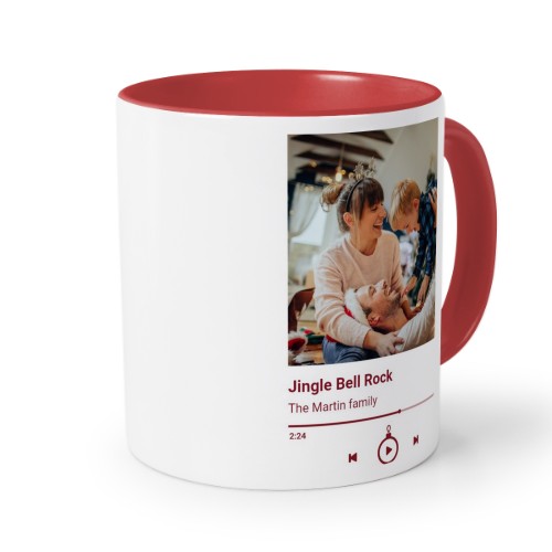 Mugg med fÀrg röd Mugg med fÀrg röd