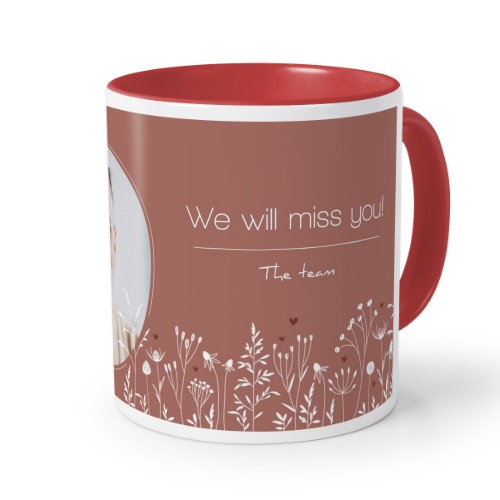 Mug Couleur rouge Mug Couleur rouge