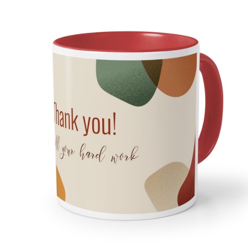 Colored Mug Red Colored Mug Red