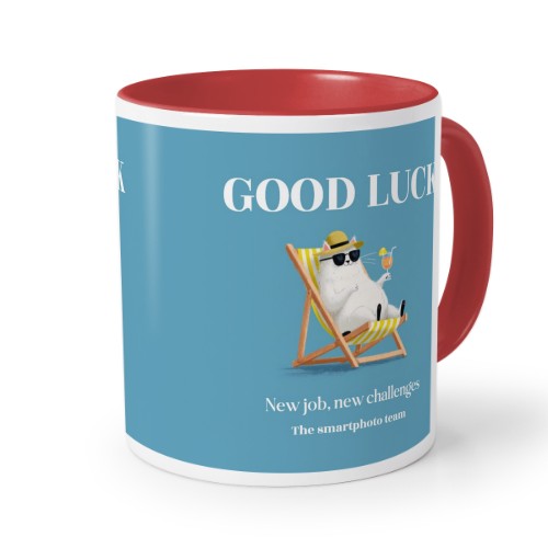 VĂ€rillinen muki punainen VĂ€rillinen muki punainen