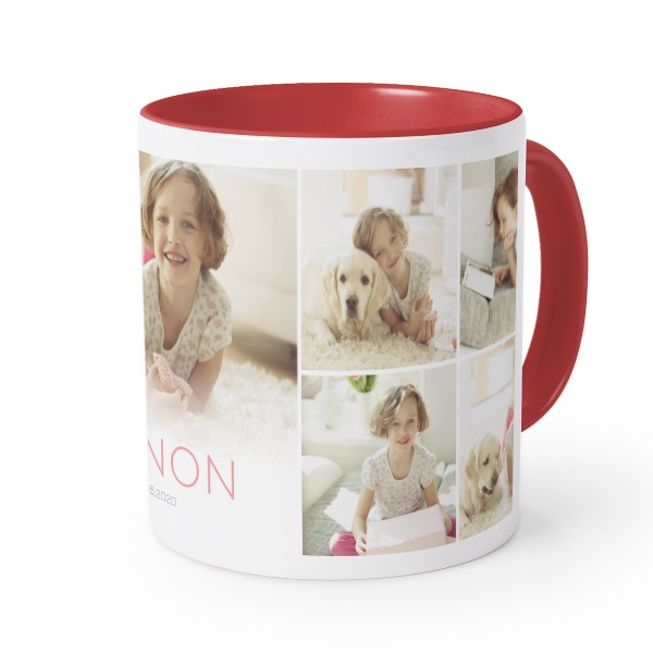 Gekleurde mok rood