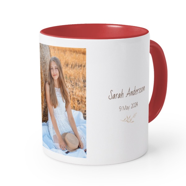 Colored Mug Red