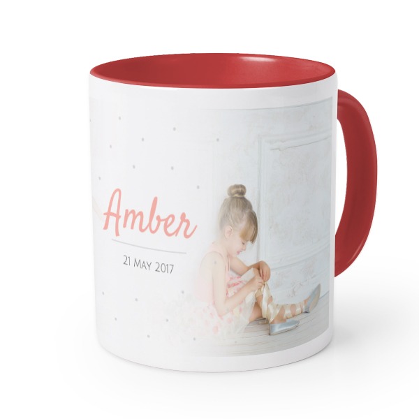 Mugg med fÀrg röd Mugg med fÀrg röd