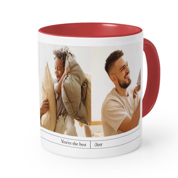 Farbige Tasse rot
