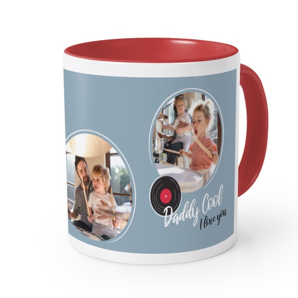 Farbige Tasse rot