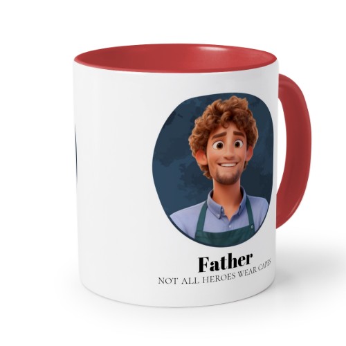 Colored Mug Red