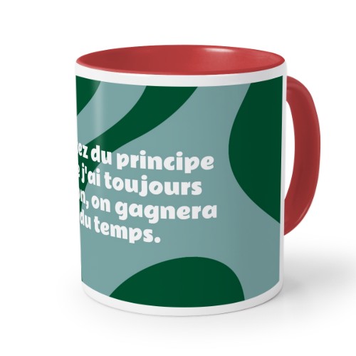 Mug Couleur rouge Mug Couleur rouge