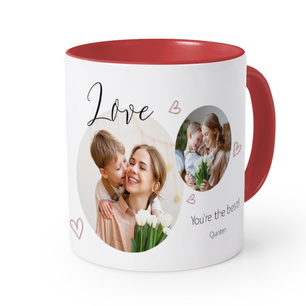 Colored Mug Red