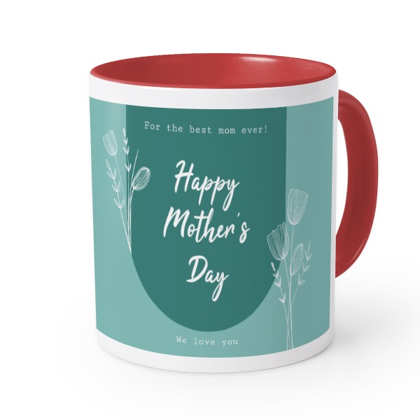 Colored Mug Red