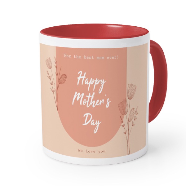 Colored Mug Red Colored Mug Red