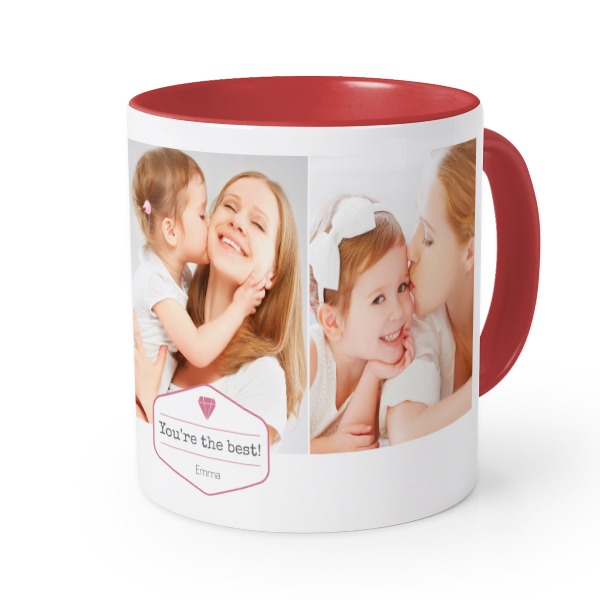 Gekleurde Mok rood Gekleurde Mok rood