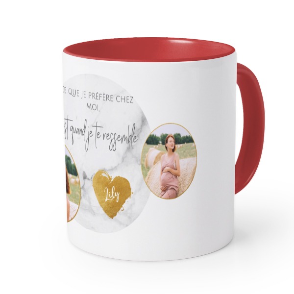 Mug Couleur rouge Mug Couleur rouge