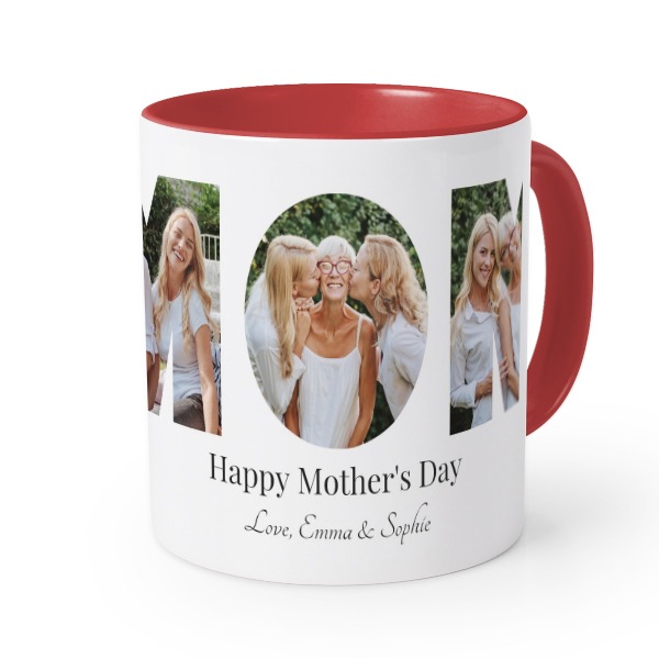 Farbige Tasse rot