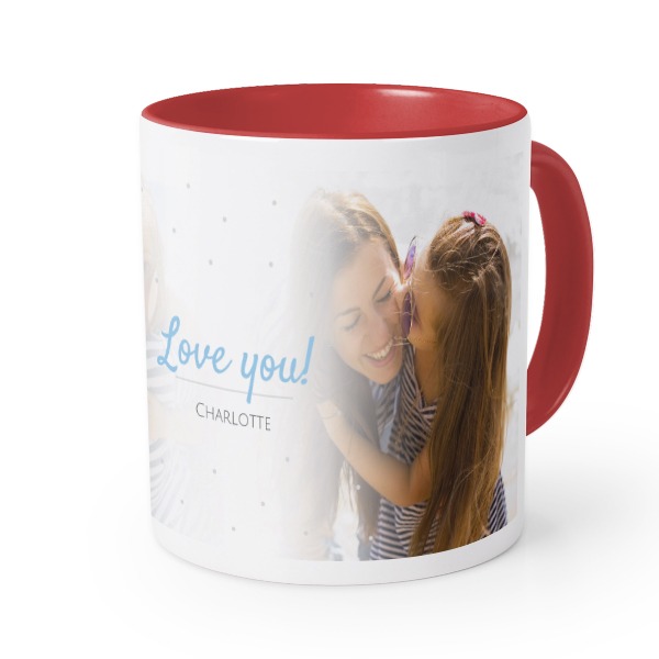 Farbige Tasse rot Farbige Tasse rot