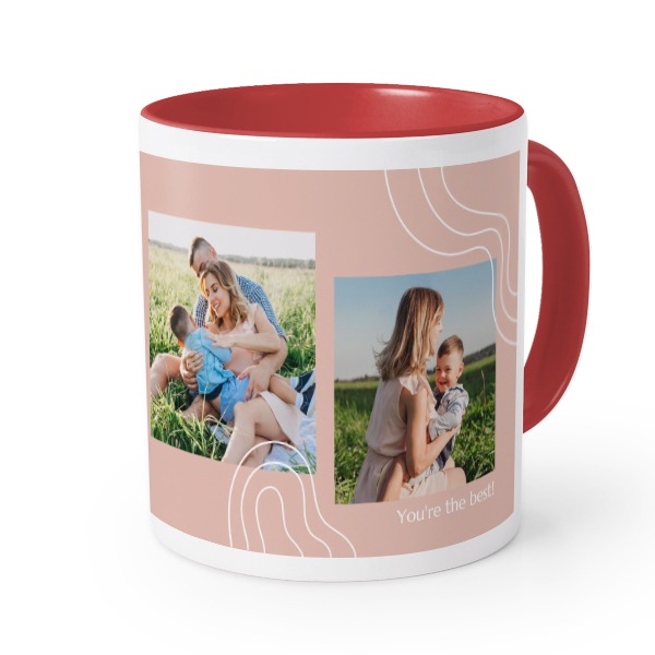Farbige Tasse rot Farbige Tasse rot