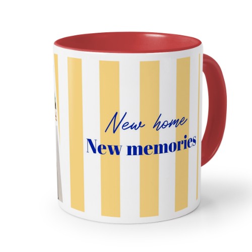 Farbige Tasse rot