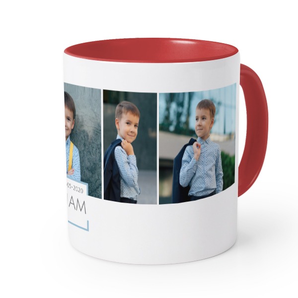 Mugg med färg röd Mugg med färg röd