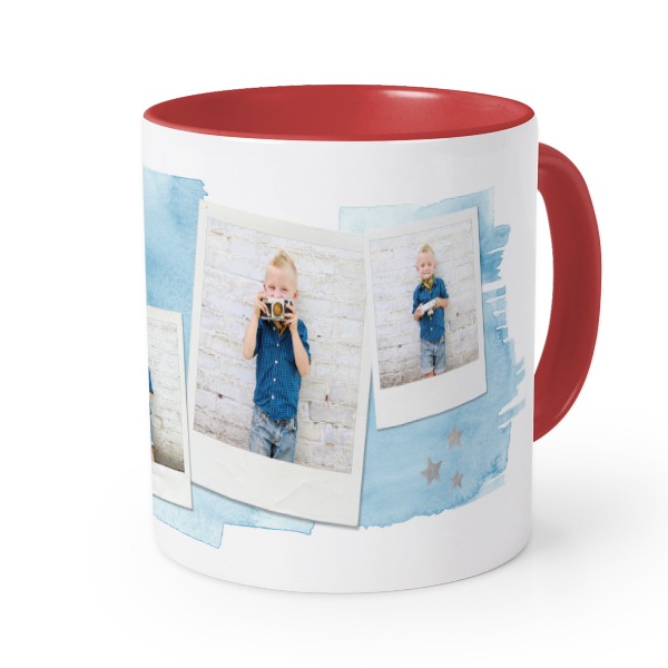 Gekleurde mok rood Gekleurde mok rood