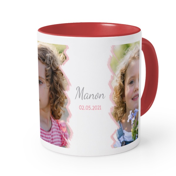 Farbige Tasse rot Farbige Tasse rot