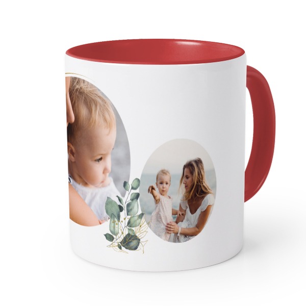 Gekleurde mok rood Gekleurde mok rood