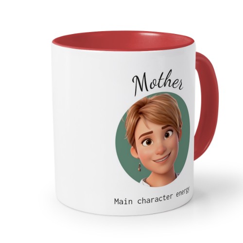 Colored Mug Red