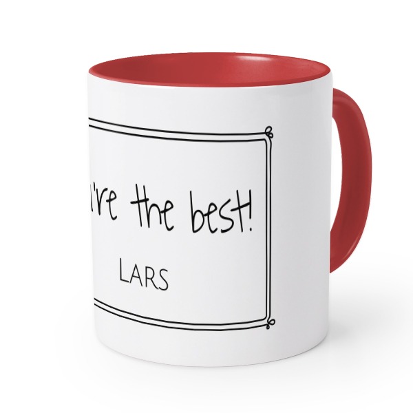Colored Mug Red
