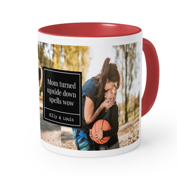 Farbige Tasse rot