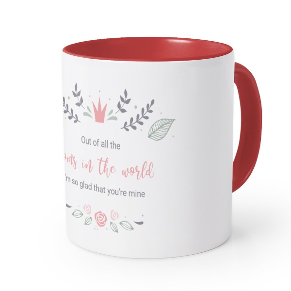 Colored Mug Red