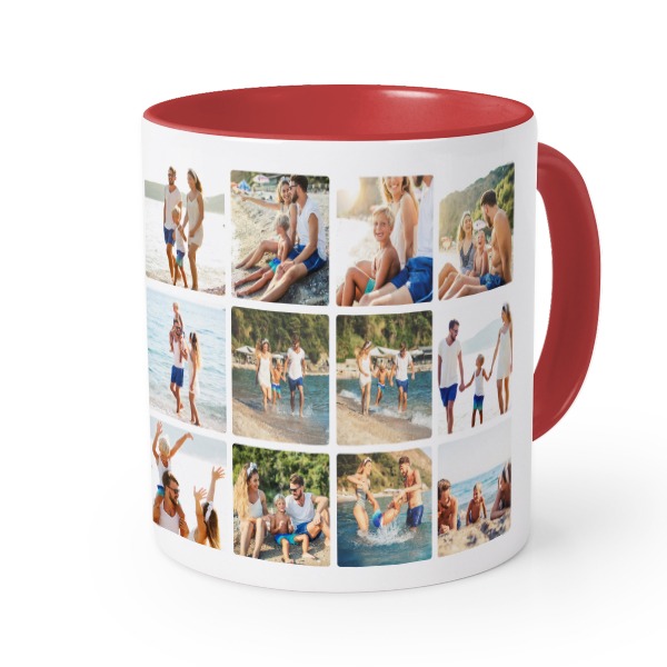 Gekleurde mok rood Gekleurde mok rood