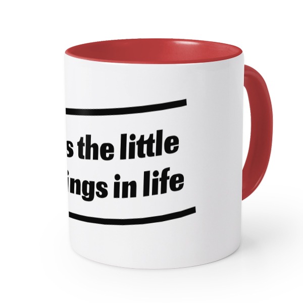 Colored Mug Red