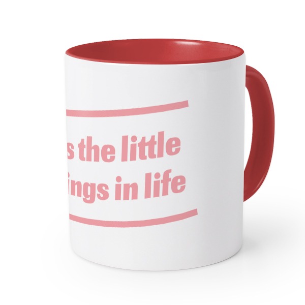 Colored Mug Red