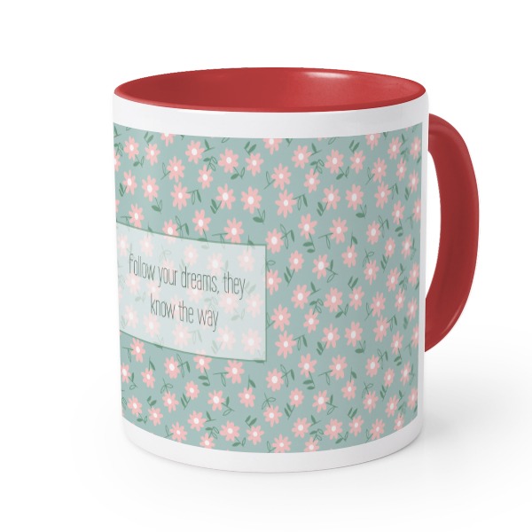 Colored Mug Red