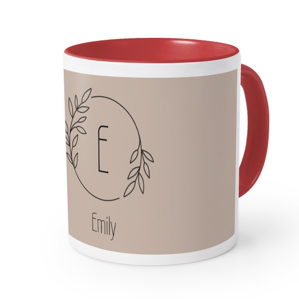Farbige Tasse rot Farbige Tasse rot