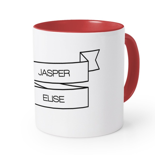 Colored Mug Red