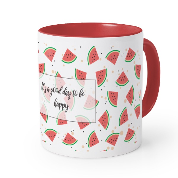 Colored Mug Red