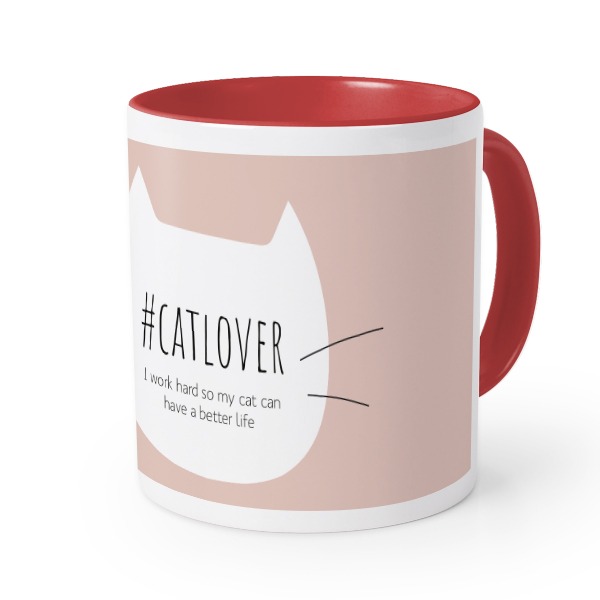 Colored Mug Red